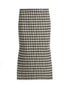 Marni Hound's-tooth Checked Pencil Skirt