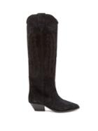 Matchesfashion.com Isabel Marant - Denzy Suede Boots - Womens - Black
