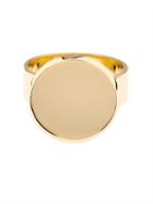 Ladies Fine Jewellery Dina Kamal Dk01 - Yellow-gold Flat-coin Ring - Womens - Yellow Gold