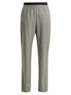 Matchesfashion.com Maison Margiela - Pied De Poule Check Wool Trousers - Womens - Grey