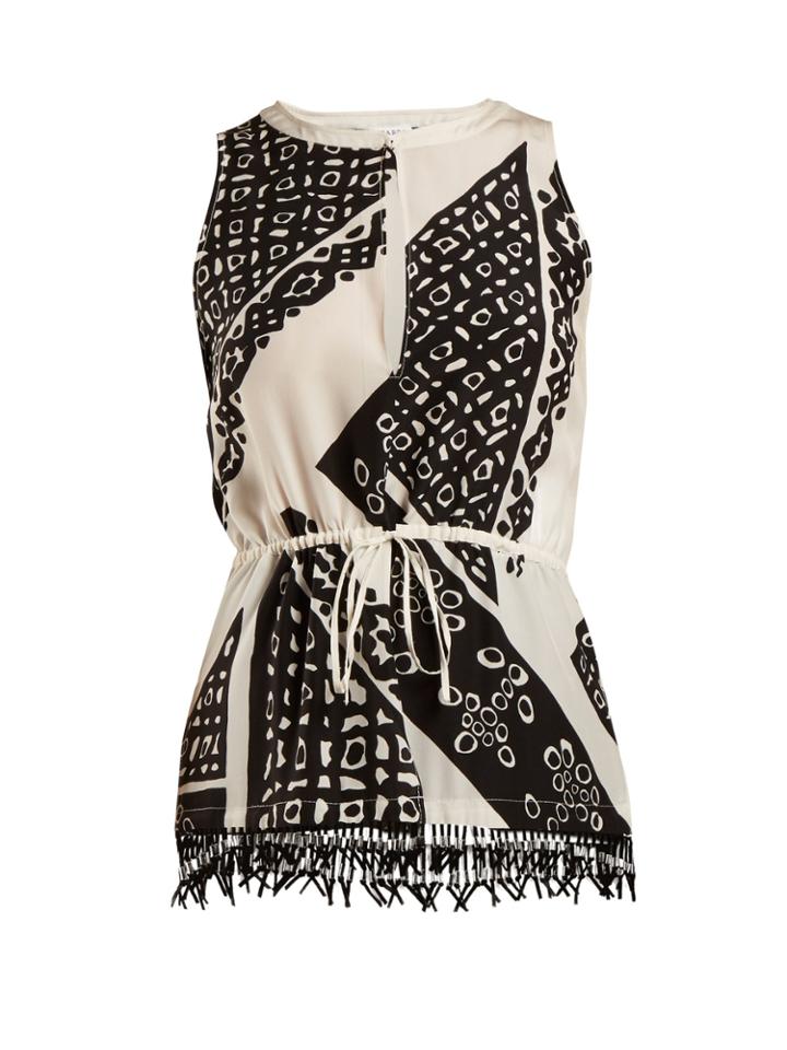Altuzarra Bourse Bandana-print Top