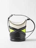Alexander Mcqueen - The Curve Small Leather Cross-body Bag - Womens - Black Multi