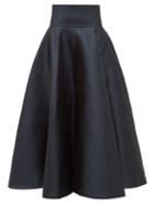 Matchesfashion.com Carl Kapp - Ophelia Structured Mikado Skirt - Womens - Navy