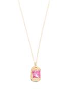 Matchesfashion.com Bleue Burnham - The Rose Sapphire & Gold Necklace - Mens - Gold Multi