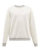 Les Tien - Crew-neck Brushed-back Cotton Sweatshirt - Mens - Grey