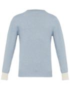 Matchesfashion.com Howlin' - Life In Reverse Wool Blend Sweater - Mens - Blue