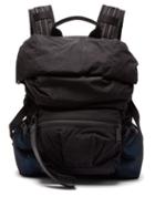Matchesfashion.com Bottega Veneta - Roll Top Technical Backpack - Mens - Black Blue