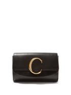 Matchesfashion.com Chlo - The C Suede And Leather Belt Bag - Womens - Black