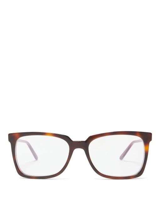 Matchesfashion.com Marni - Square Acetate Glasses - Womens - Tortoiseshell