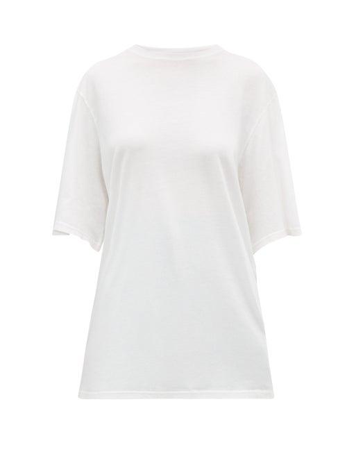 Matchesfashion.com Haider Ackermann - Relaxed Cotton Jersey T Shirt - Womens - Ivory