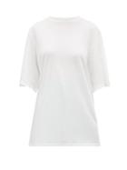Matchesfashion.com Haider Ackermann - Relaxed Cotton Jersey T Shirt - Womens - Ivory