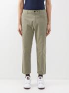 Rag & Bone - Beck Cropped Cotton Trousers - Mens - Khaki