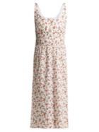 Emilia Wickstead Giovanna Floral-print Cotton Midi Dress
