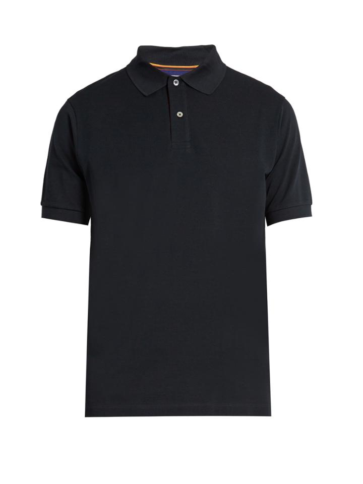 Paul Smith Striped-placket Polo Shirt