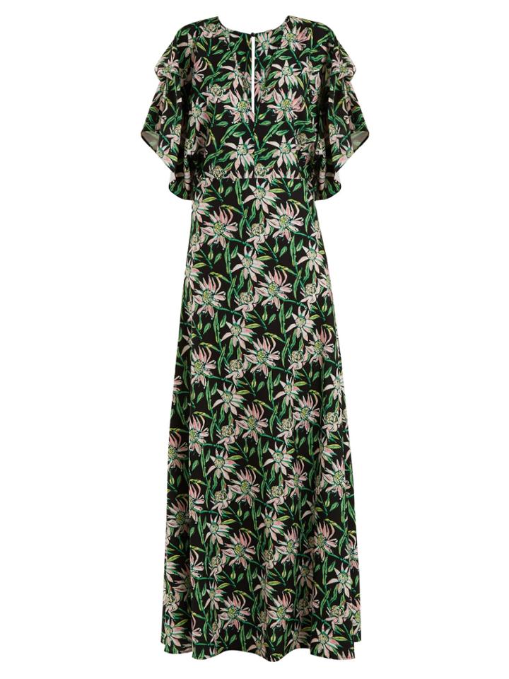 Dodo Bar Or Beverly V-neck Floral-print Dress