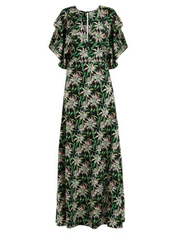 Dodo Bar Or Beverly V-neck Floral-print Dress
