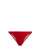 Matchesfashion.com Norma Kamali - Luca High Leg Bikini Briefs - Womens - Red
