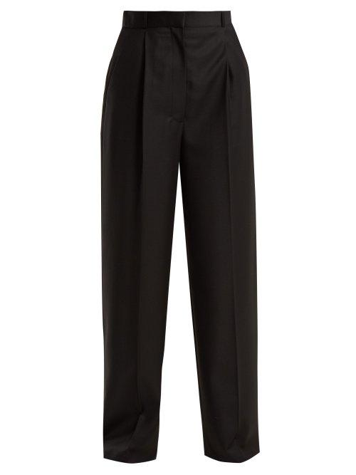 Matchesfashion.com The Row - Elin Wool Trousers - Womens - Black