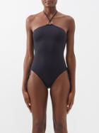 Melissa Odabash - Madeira Halterneck Swimsuit - Womens - Black