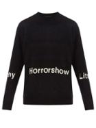 Matchesfashion.com Undercover - Horrorshow Wool Blend Sweater - Mens - Multi