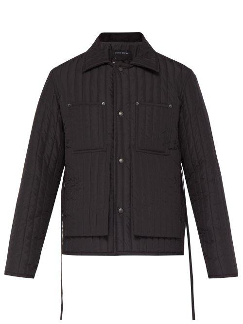 Matchesfashion.com Craig Green - Quilted Worker Jacket - Mens - Black