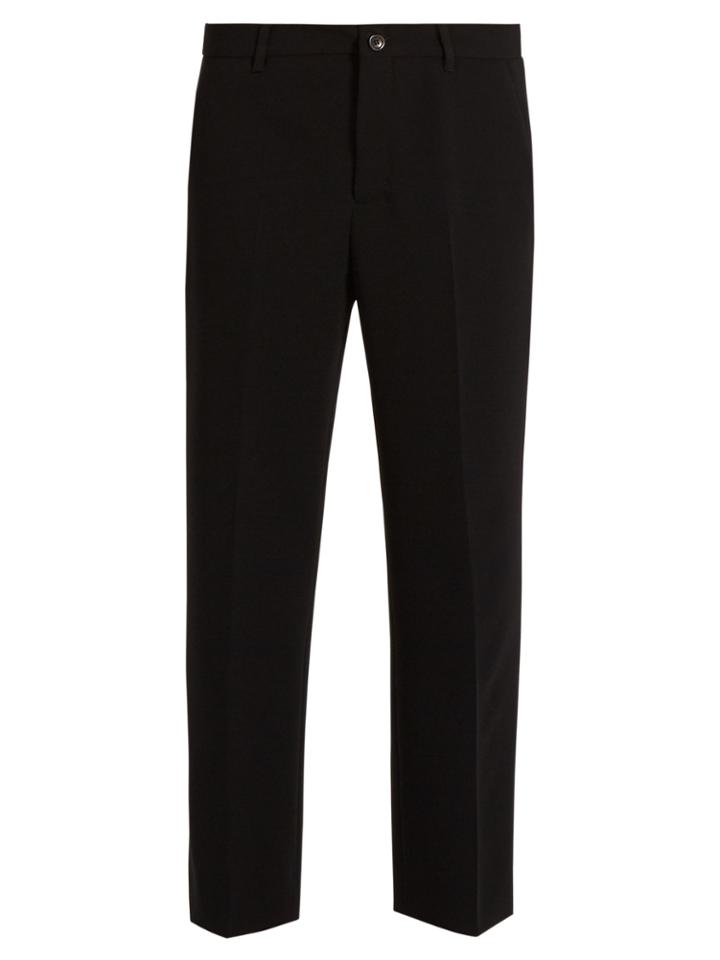 Miu Miu Mid-rise Cropped Cady Trousers