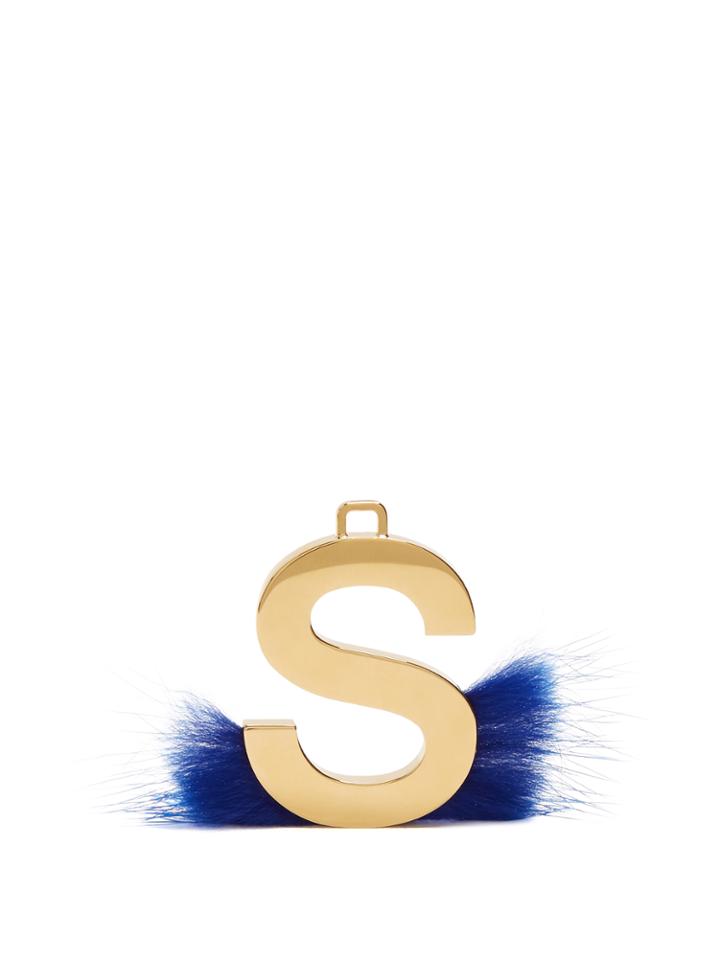 Fendi Abclick Letter 's' Key Charm
