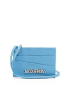 Matchesfashion.com Jacquemus - Leather Necklace Cardholder - Mens - Blue