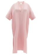 Ladies Beachwear Marrakshi Life - V-neck Cotton Kaftan - Womens - Pink