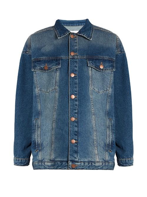 Raey Displaced-sleeve Oversized Denim Jacket