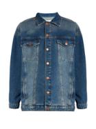 Raey Displaced-sleeve Oversized Denim Jacket