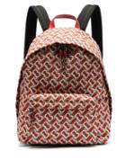 Matchesfashion.com Burberry - Tb Monogram Technical Twill Backpack - Mens - Red Multi