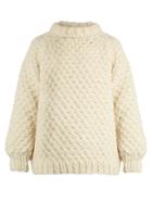 I Love Mr Mittens Moss-stitch Wool Sweater