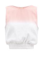 Terry - Isola Tie-dye Cotton-terry Cropped Top - Womens - Pink