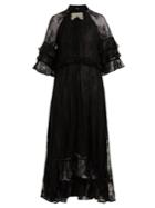 Dodo Bar Or Rossano Ruffle-trimmed Lace Dress