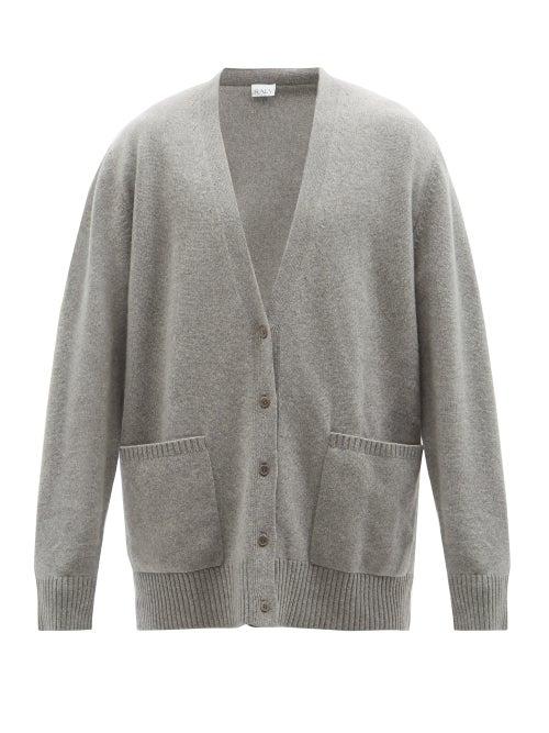 Raey - Recycled Cashmere-blend Loose-fit Cardigan - Mens - Grey