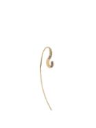 Matchesfashion.com Charlotte Chesnais Fine Jewellery - Hook Sapphire, Topaz & Yellow Gold Single Earring - Womens - Yellow Gold