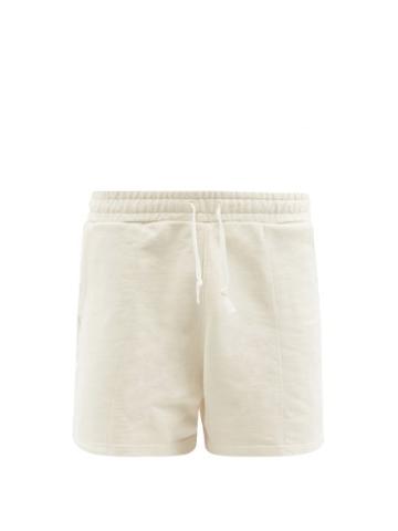 Cdlp - Embroidered Recycled And Organic Cotton Shorts - Mens - Cream