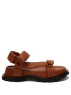 Matchesfashion.com Jil Sander - Chunky-sole Leather Sandals - Womens - Tan