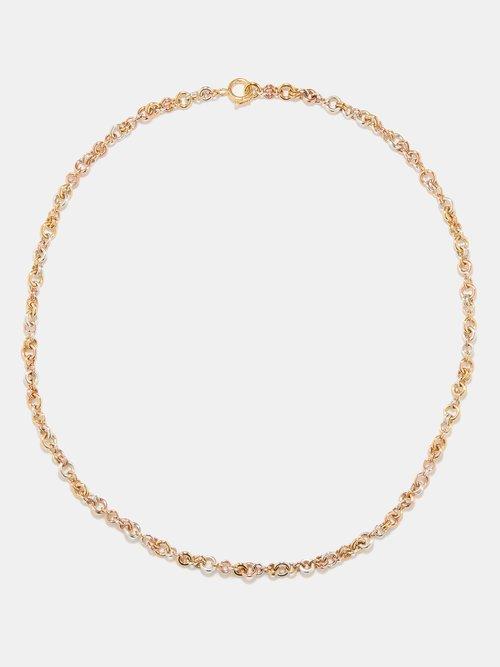 Spinelli Kilcollin - Helio Mx 18kt Gold, Rose Gold & Silver Necklace - Womens - Gold Multi