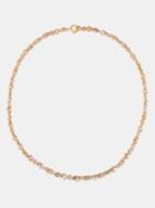Spinelli Kilcollin - Helio Mx 18kt Gold, Rose Gold & Silver Necklace - Womens - Gold Multi