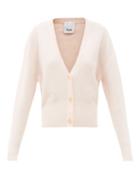 Matchesfashion.com Allude - Dropped-sleeve Cashmere Cardigan - Womens - Light Pink