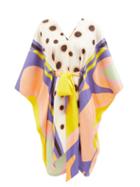 Louisa Parris - The Formentera Abstract-print Silk Dress - Womens - Multi