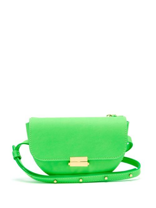 Matchesfashion.com Wandler - Anna Buckle Leather Belt Bag - Womens - Green