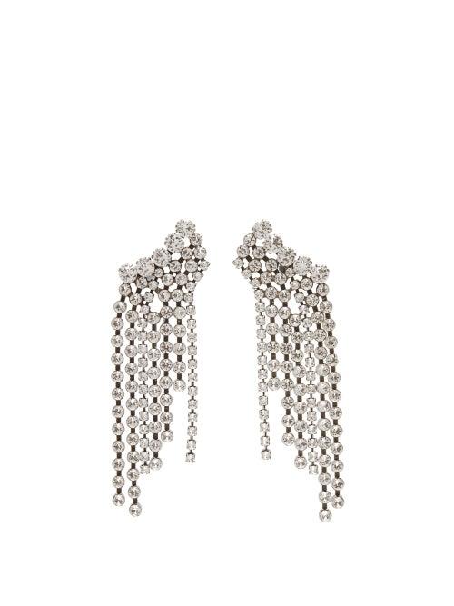 Matchesfashion.com Isabel Marant - Crystal Fringed Earrings - Womens - Crystal