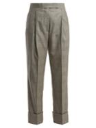 Thom Browne Prince Of Wales-check Wool Trousers