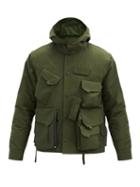 Matchesfashion.com South2 West8 - Tenkara Hooded Cargo-pocket Cotton-blend Jacket - Mens - Green