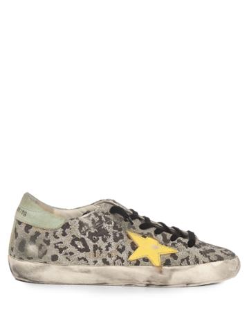 Golden Goose Deluxe Brand Super Star Low-top Glitter Trainers