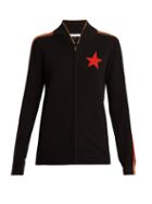 Matchesfashion.com Bella Freud - Billie Intarsia Knit Cashmere Blend Sweater - Womens - Black