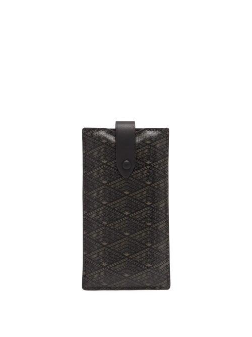 Matchesfashion.com Mtier London - Padded Leather Sunglasses Case - Mens - Black Multi